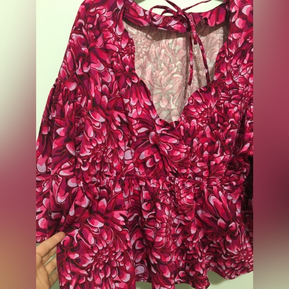 Mum Floral Scallop Back Blouse - Kika Vargas x Target Pink - Picture 5 of 13